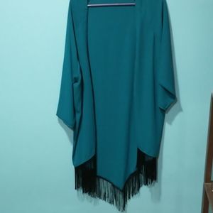 Teal cardigan